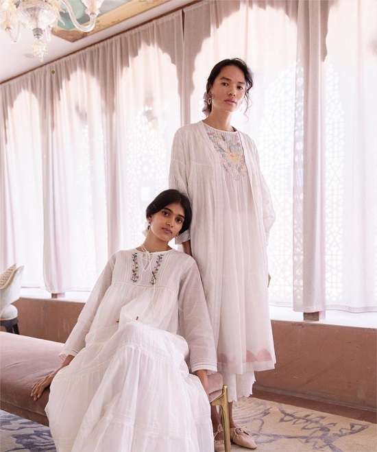 eka embroidered dress