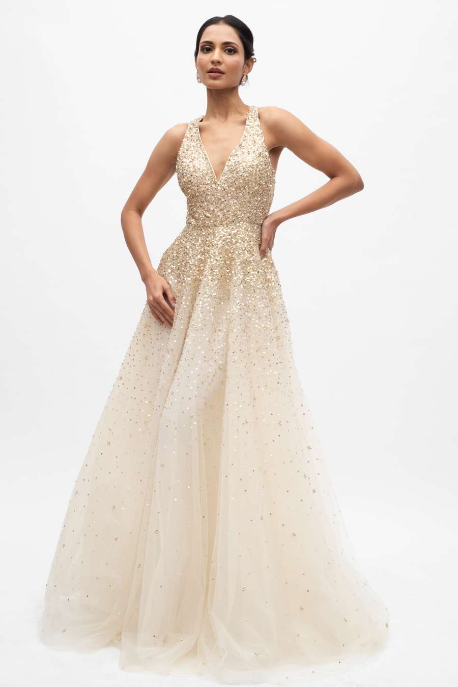 Buy Green Dresses  Gowns for Women by Saadhvi Online  Ajiocom