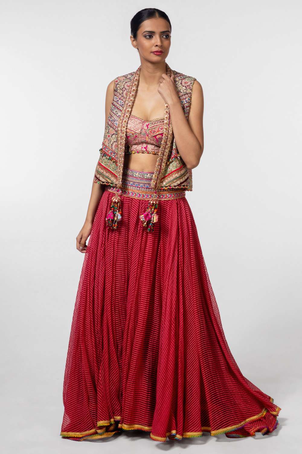 lehenga jacket blouse