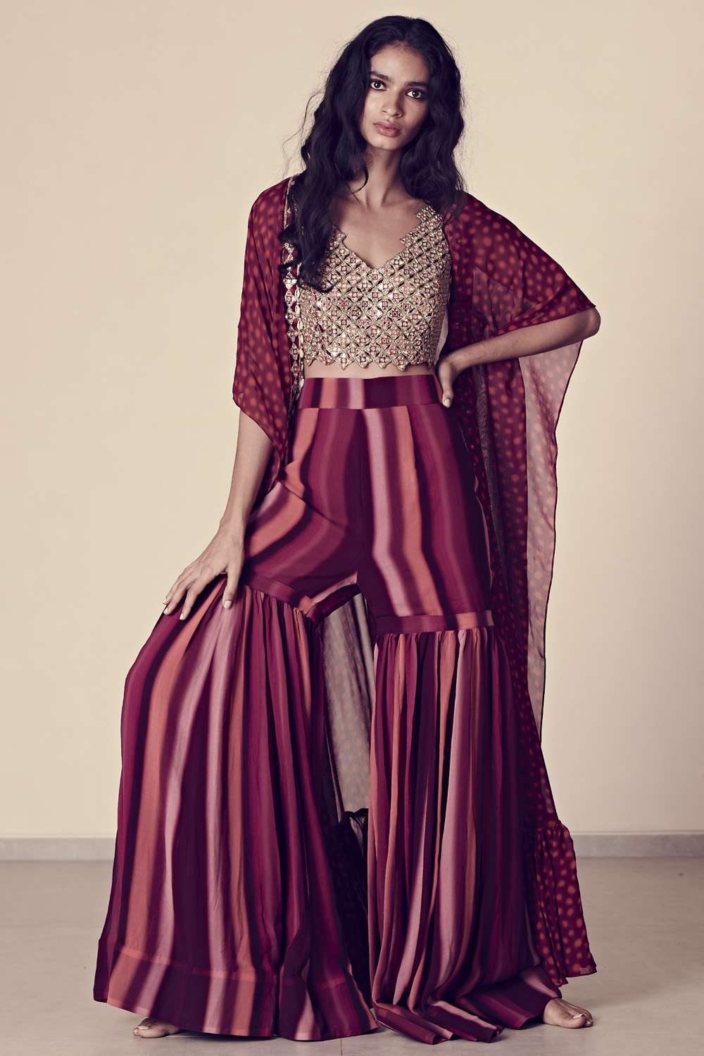 sharara blouse patterns