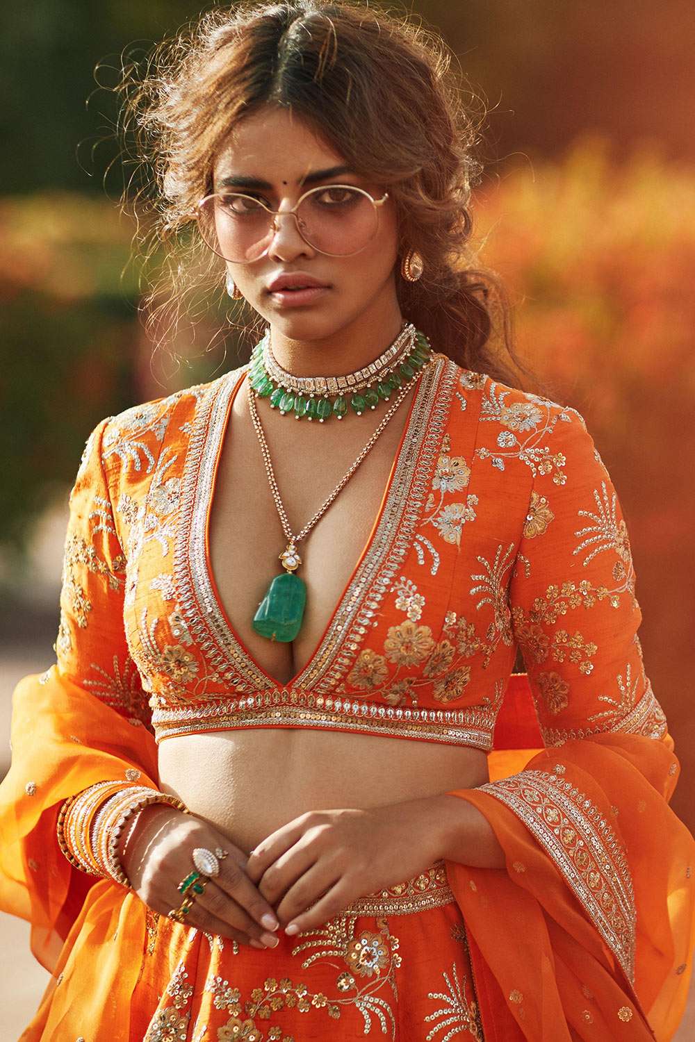 Trailblazing Orange Lehenga Designs