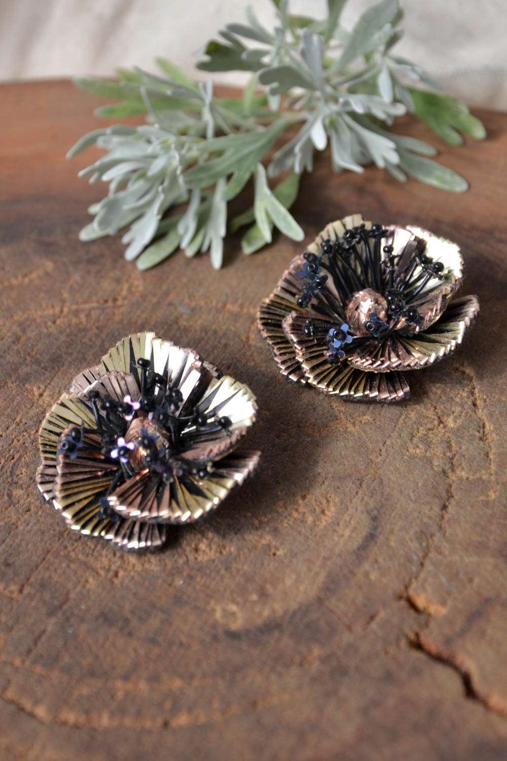 Toulouse Floral Stud Earrings | Birdy Grey