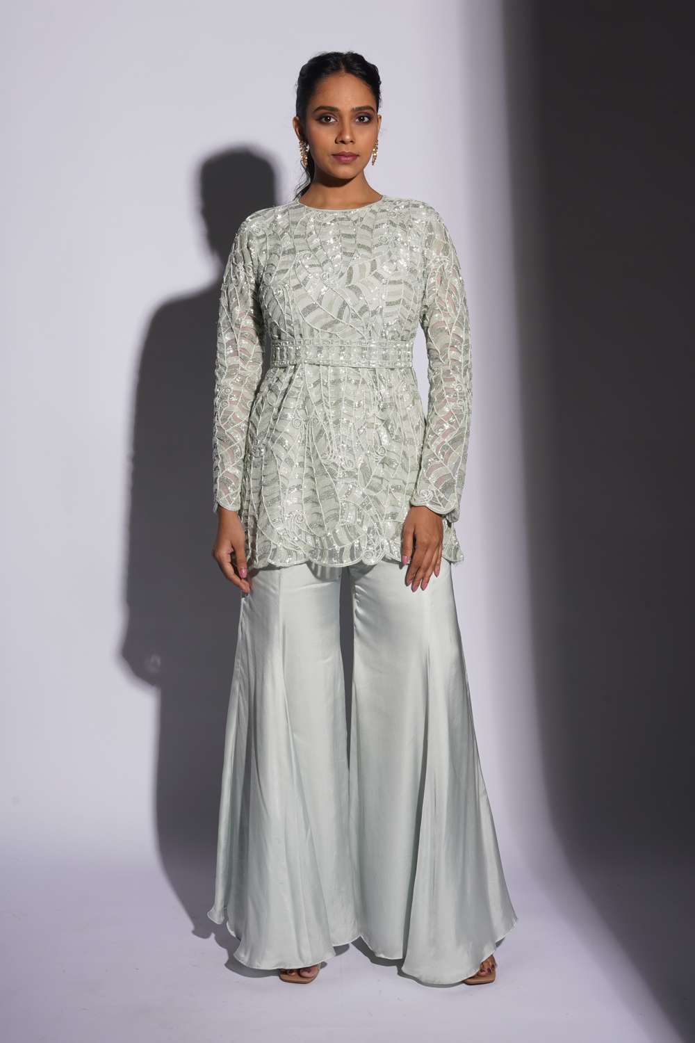 トップス theredthread layer ensemble ribbon gray 160524aj32-1.jpg