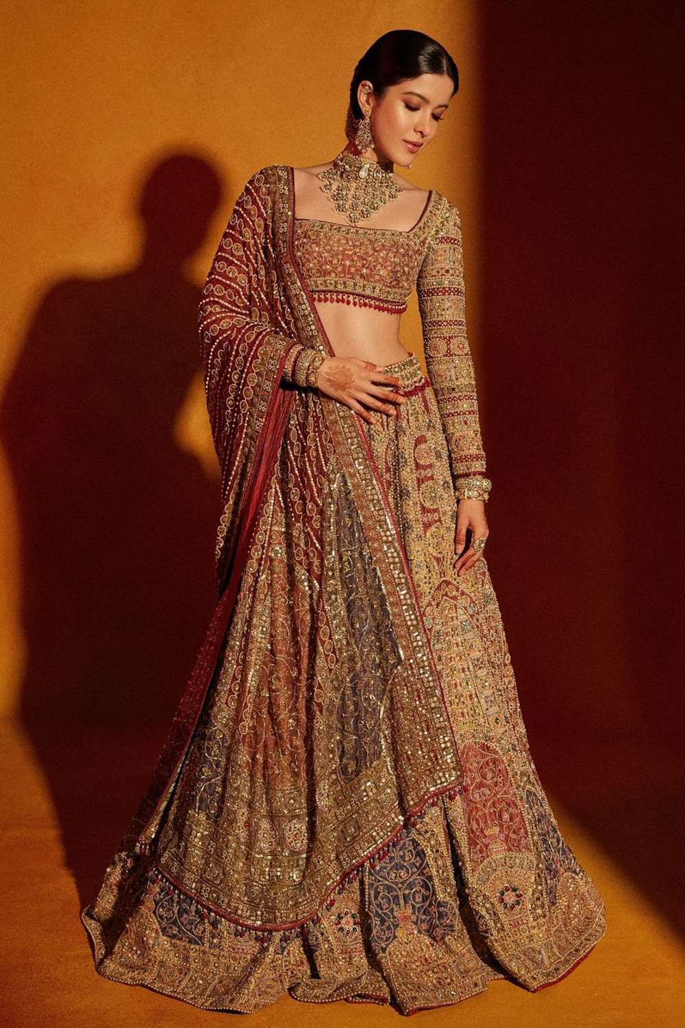 Buy Tarun Tahiliani Soft Blue Bustier : Blouse : Silk Dupion