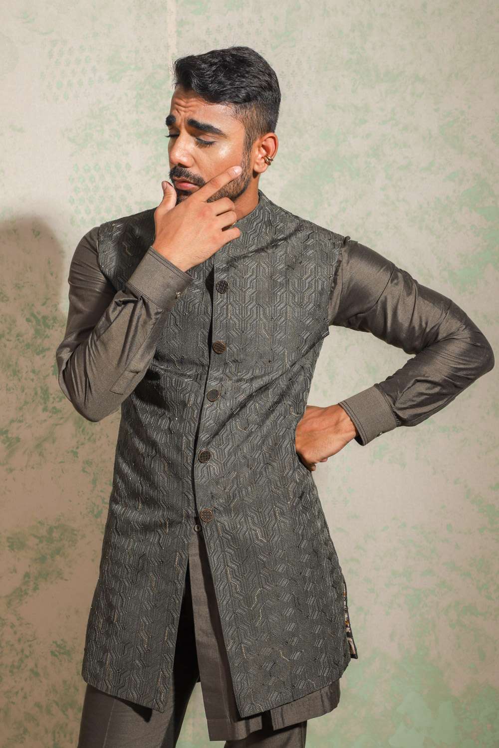 Nehru smoking jacket cheap