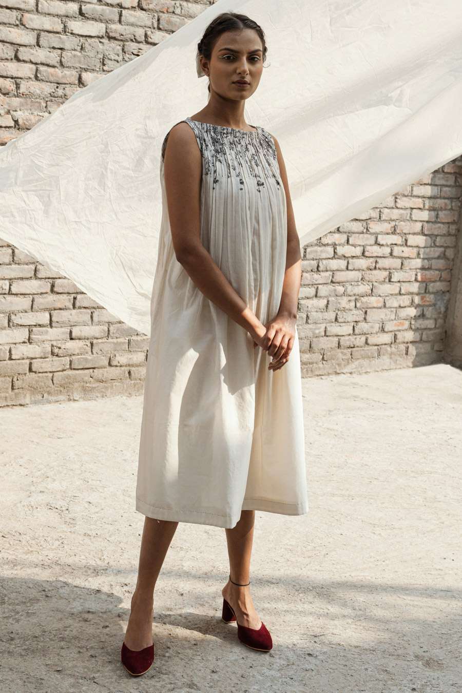 スカート Herlipto Garnier Pleated Dress Herlipto Garnier Pleated Dress