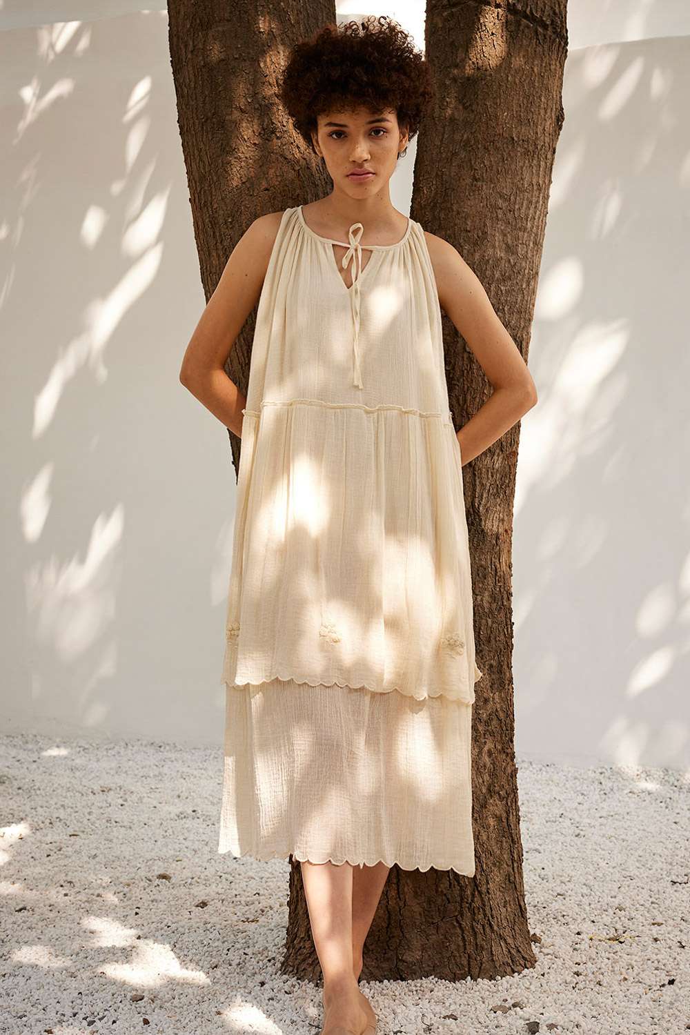 Time After Time Scalloped Dress Time After Time Scalloped Dress