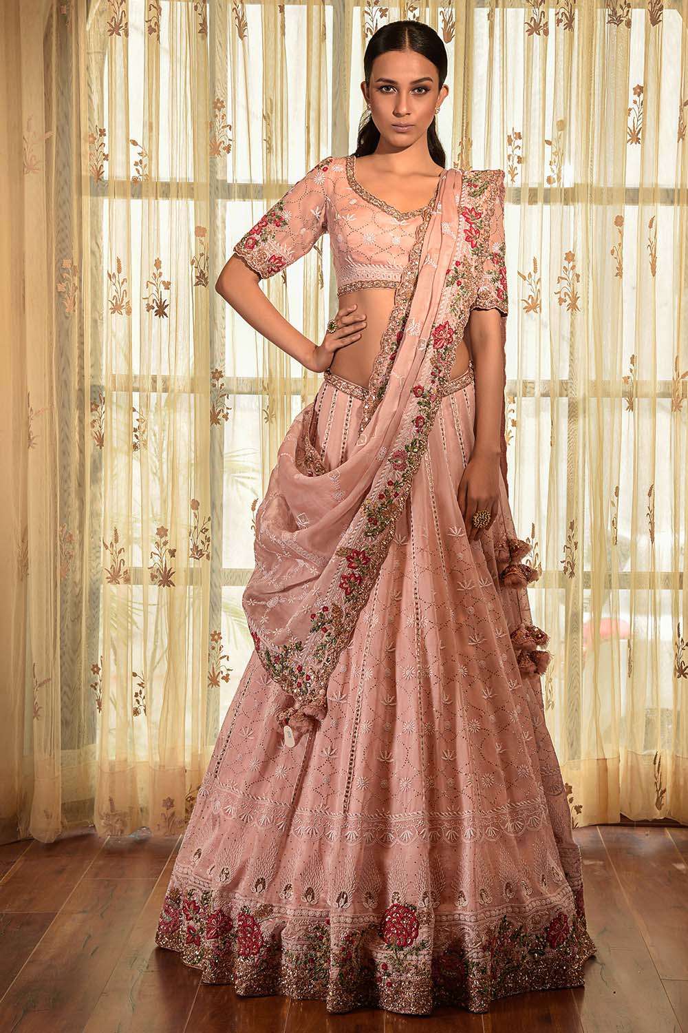 Chikankari Lehenga is a breath of fresh air this summer wedding season! |  Bridal Wear | Wedding Blog