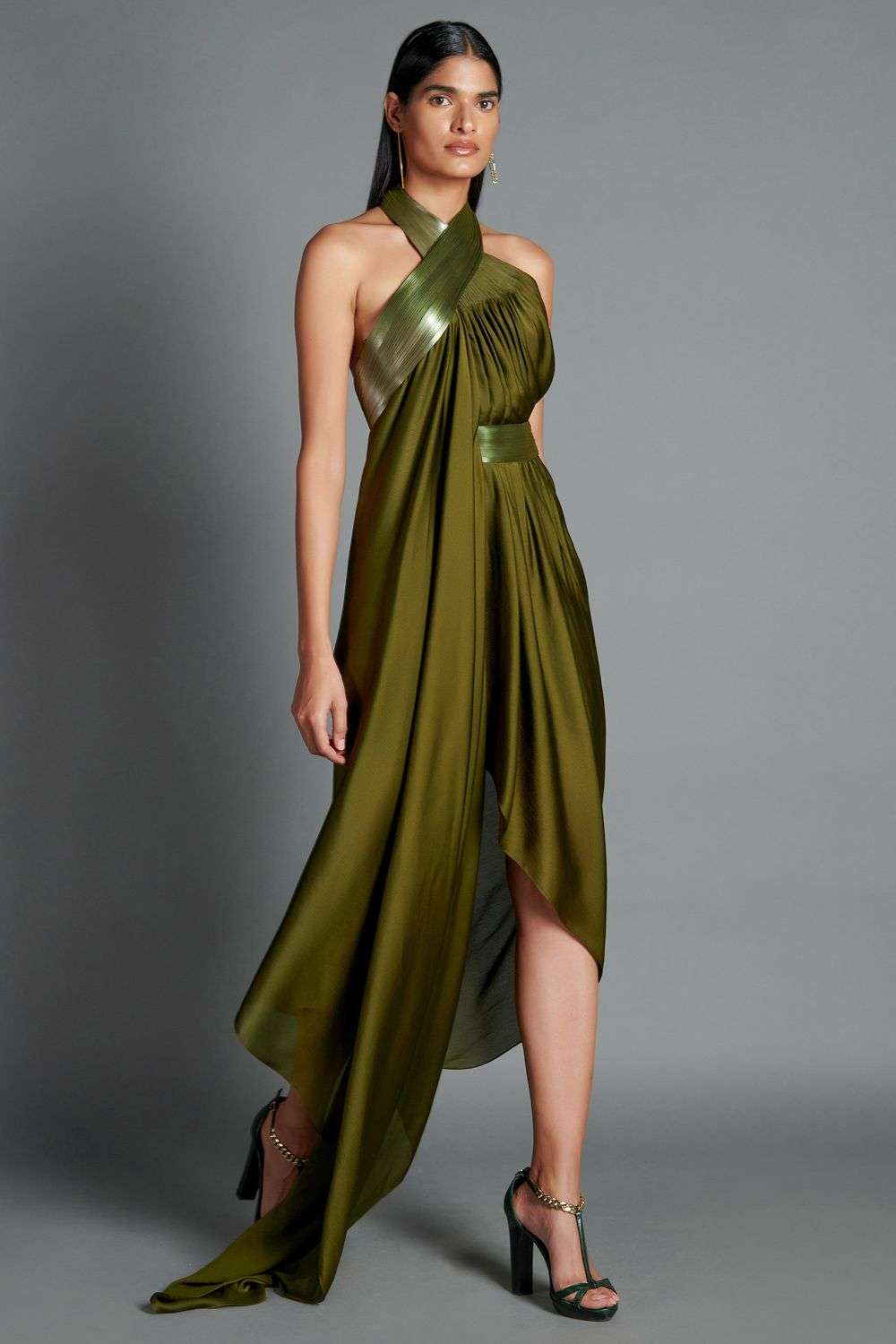Buy Amit Aggarwal Soft Crinkled chiffon, nylon jersey Dresses Buy Amit Aggarwal Soft Crinkled chiffon, nylon jersey Dresses