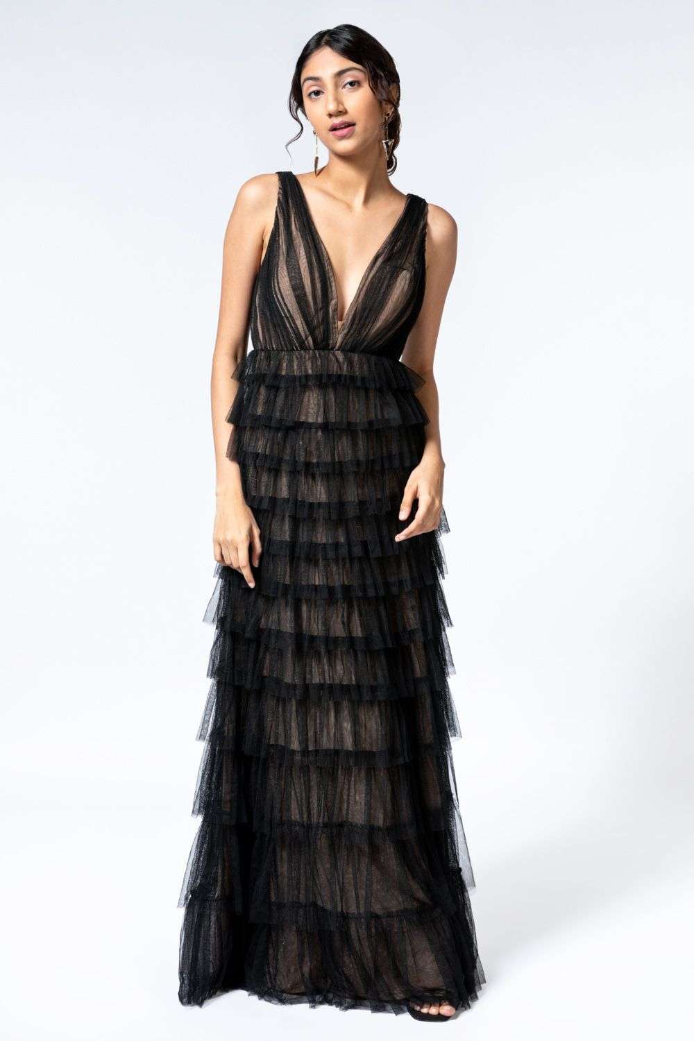 JILTU petit frill dres フリルワンピース JILTU petit frill tulle long dress ワンピース