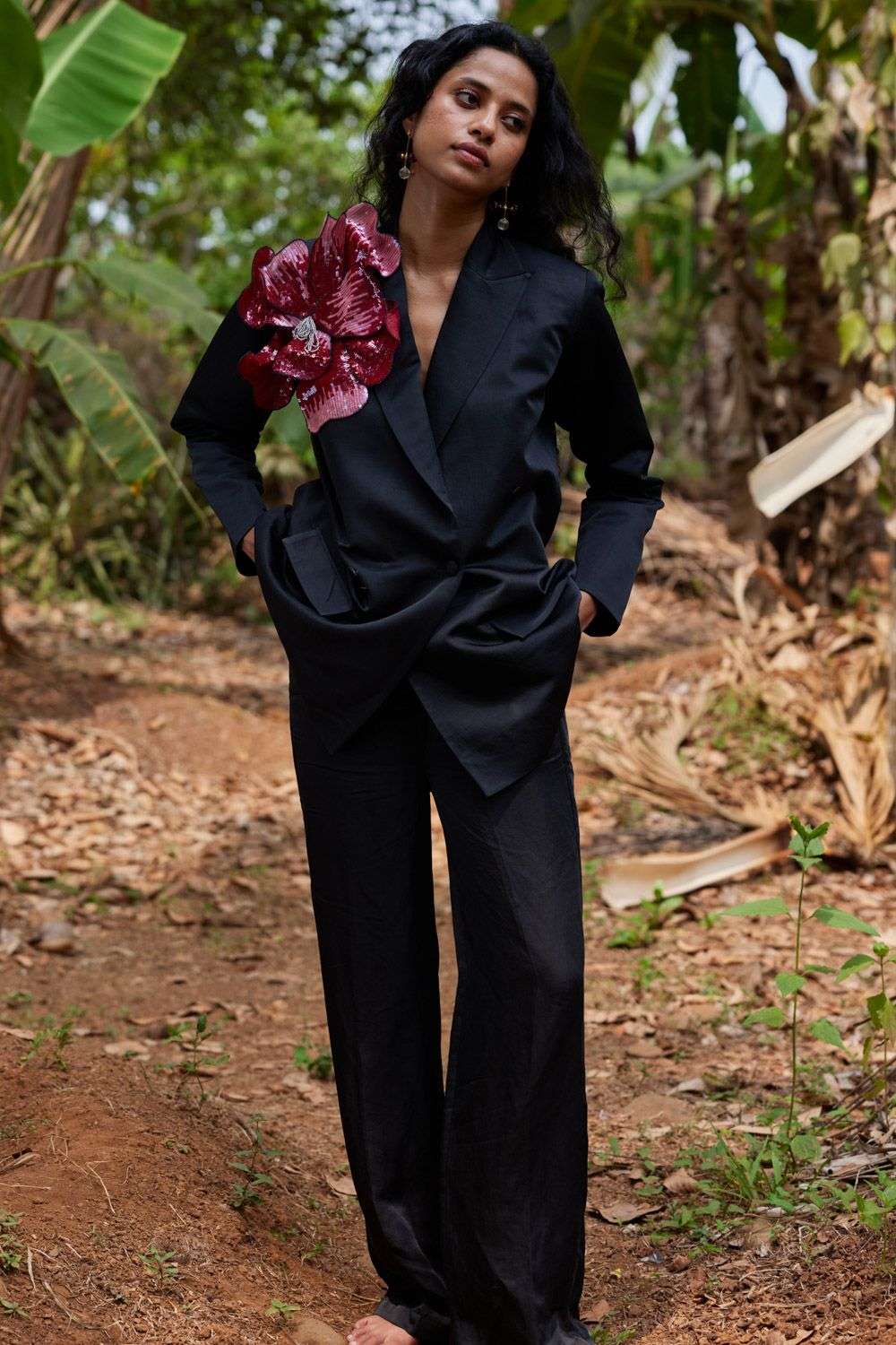 Tiffany floral blazer set