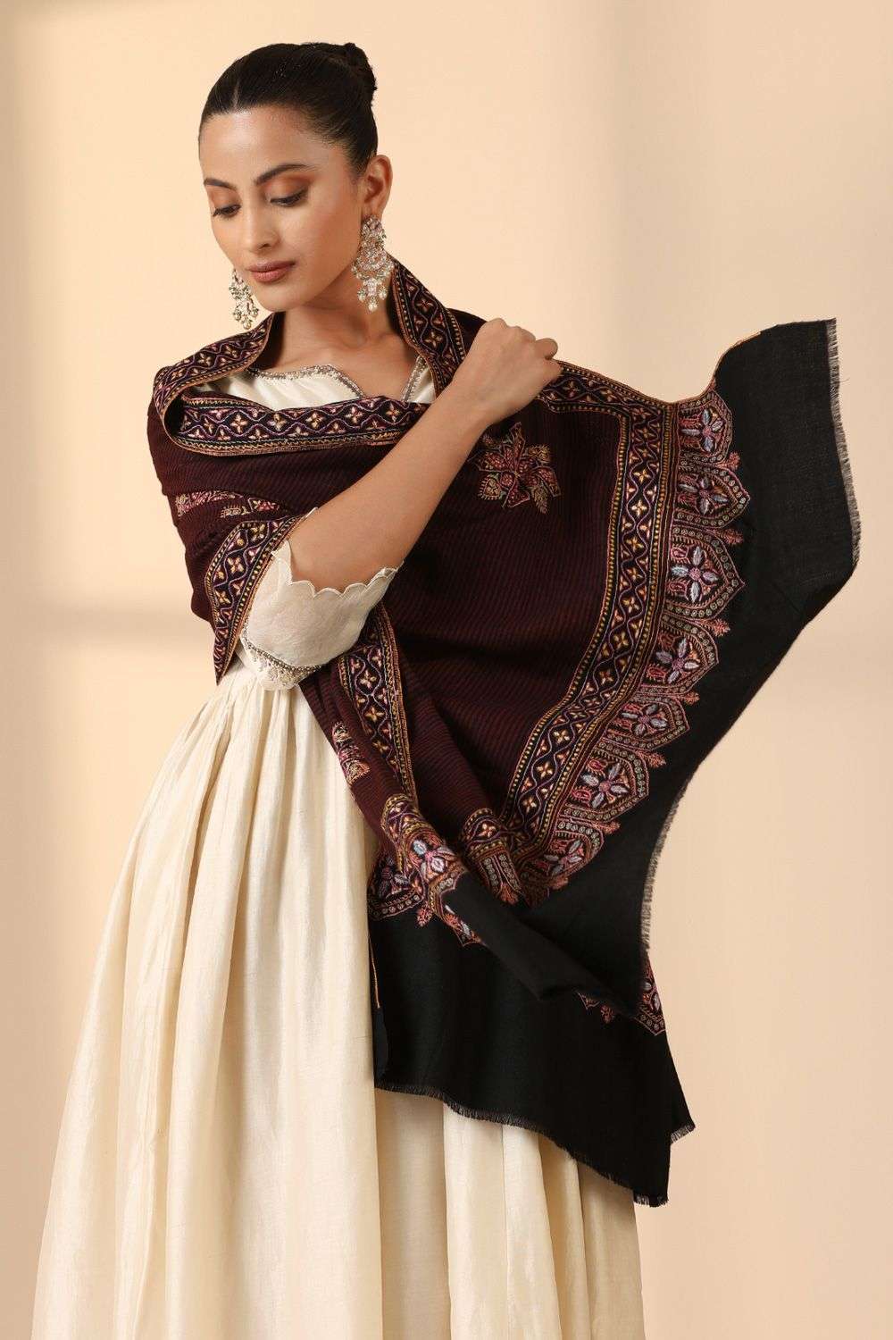 Buy Dusala India Soft Pashmina Scarves & Stoles dosa ドーサ