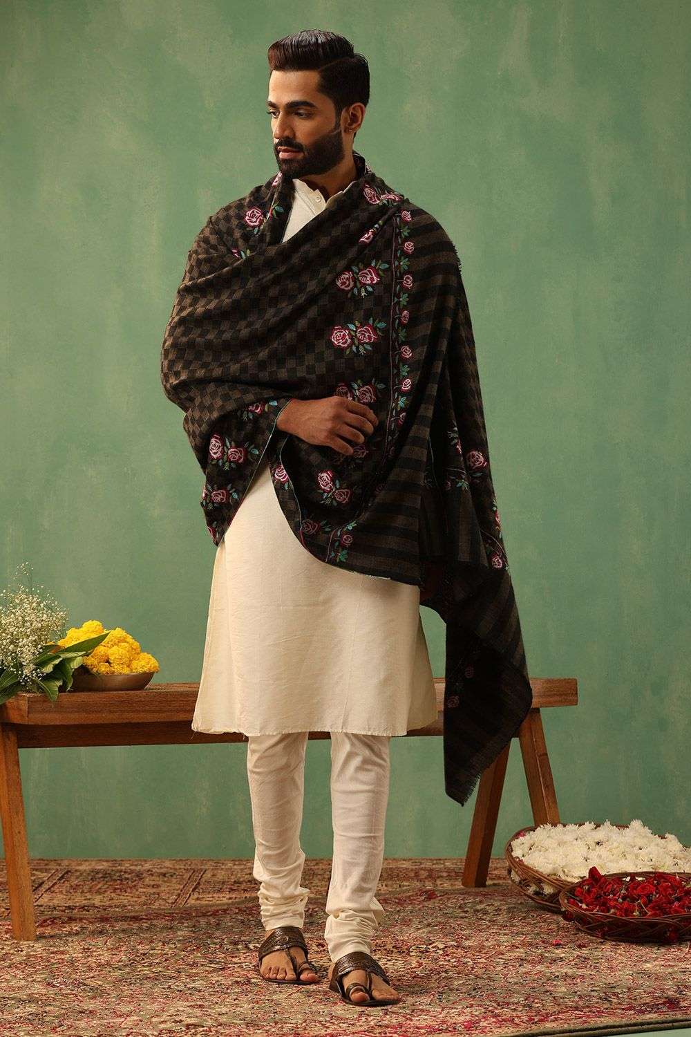 Buy Dusala India Men Soft Pashmina Scarves Stoles