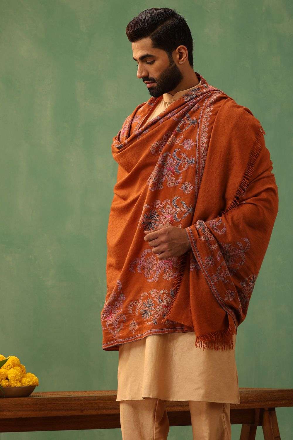 Buy Dusala India Men Soft Pashmina Scarves Stoles