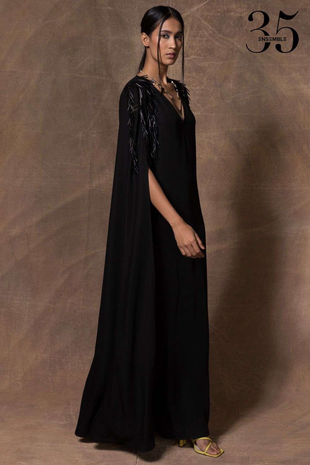 Indian cape gown top