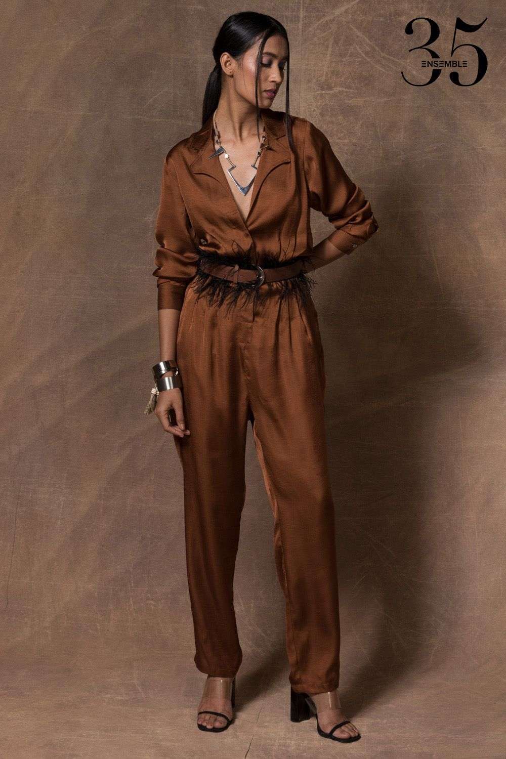 Copper jumpsuit cheap