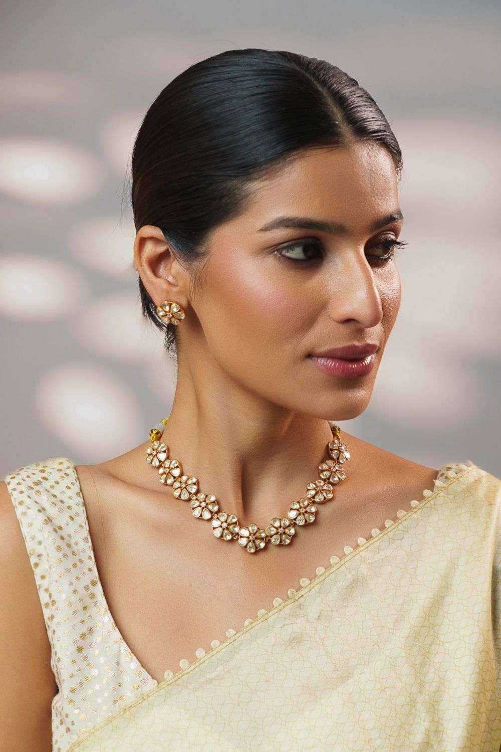 Buy Zevar by Geeta Soft White Plating-Gold | Base-Mix Metal