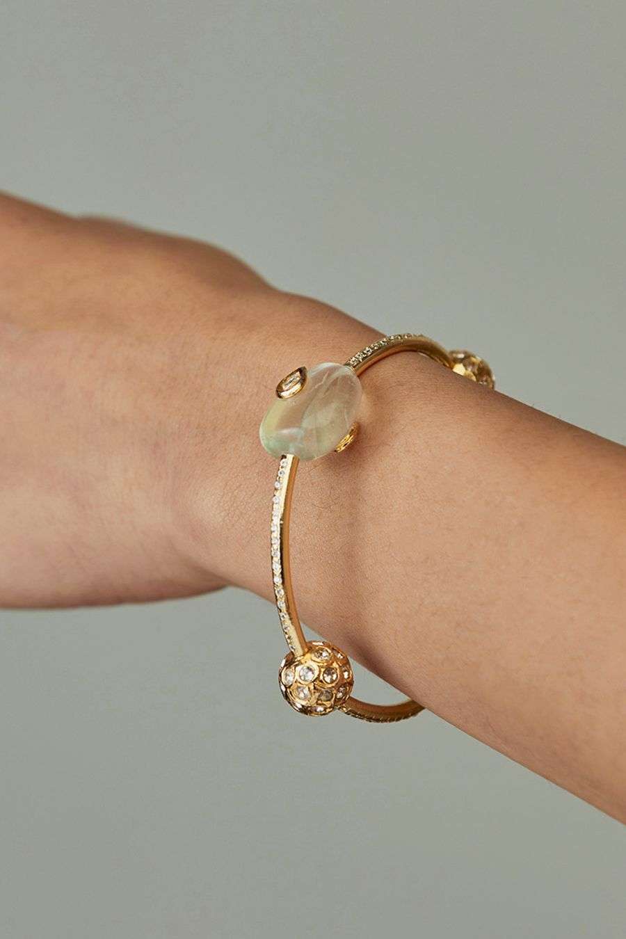 Green Swarovski bracelet