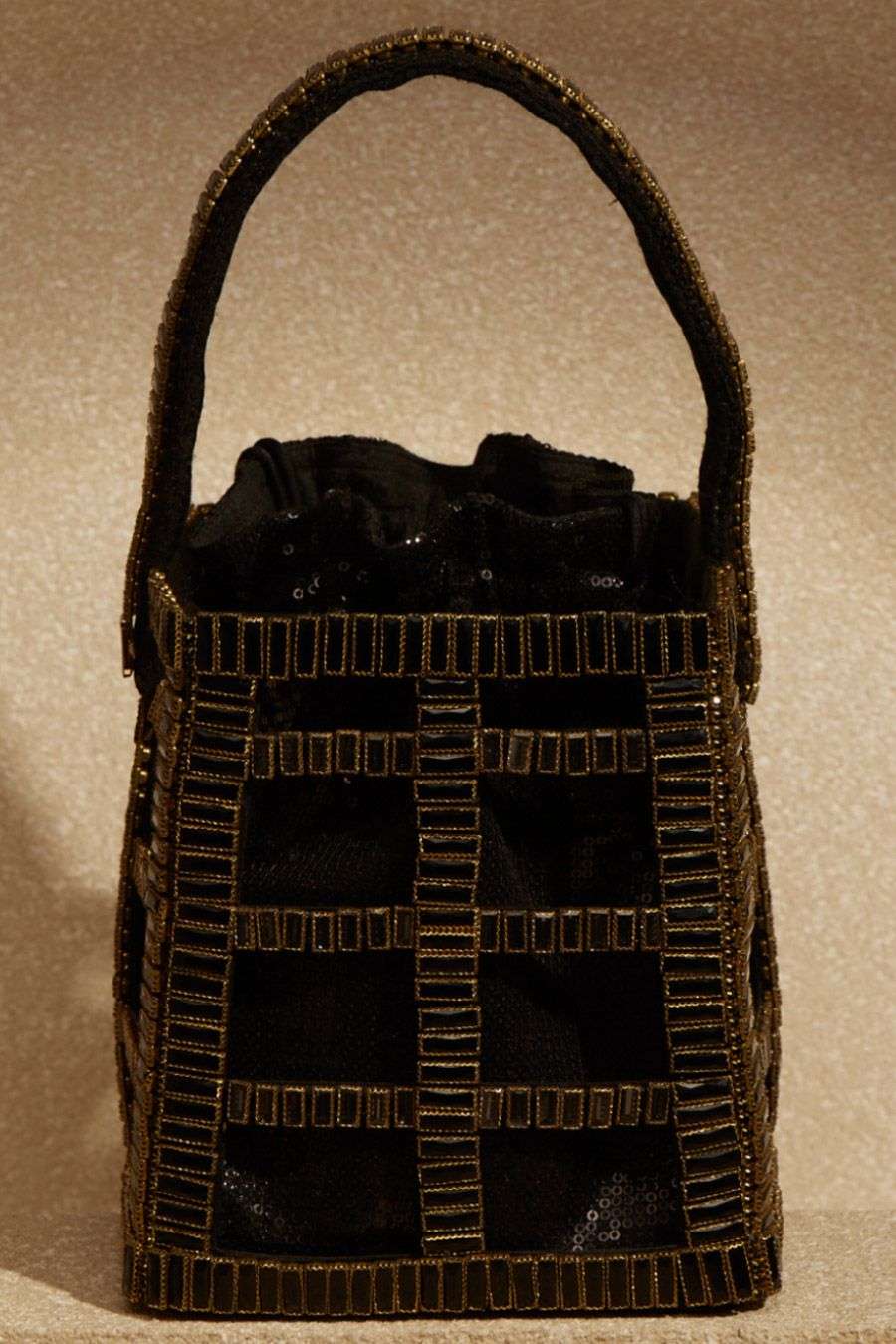 Buy Tarun Tahiliani Accessories Soft Black Accessories Bags 
