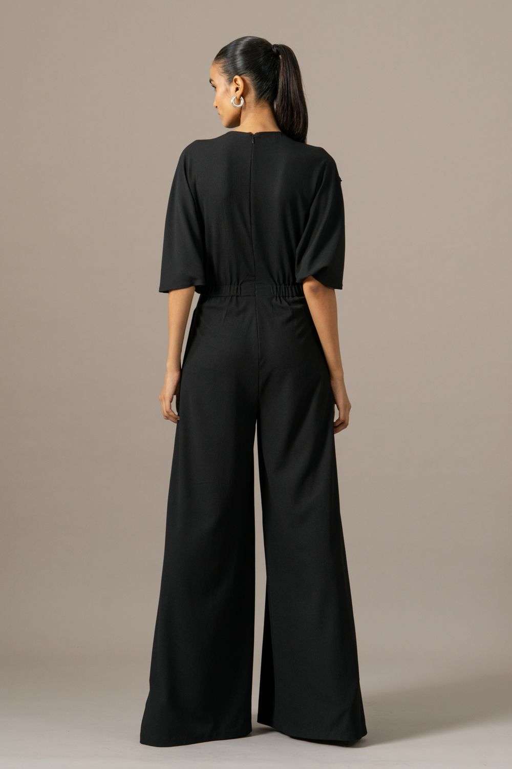 Buy Namrata Joshipura Soft Black Jersey Jumpsuits
