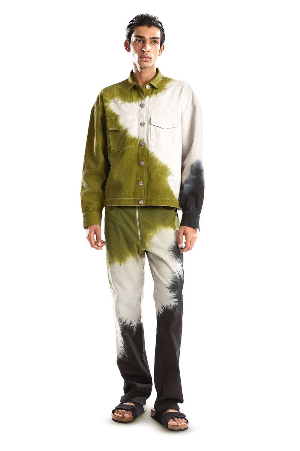 Buy Bloni Men Soft Print DENIM Outer Wear