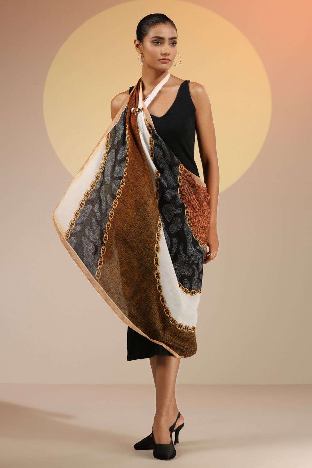 Buy Dusala India Soft Multi Cotton Linen Scarves Stoles