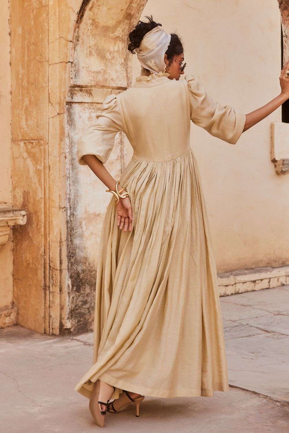 ANDMARY Paula lacey long dress beige andmary Paula lacey long ANDMARY Paula lacey long dress beige andmary Paula lacey long