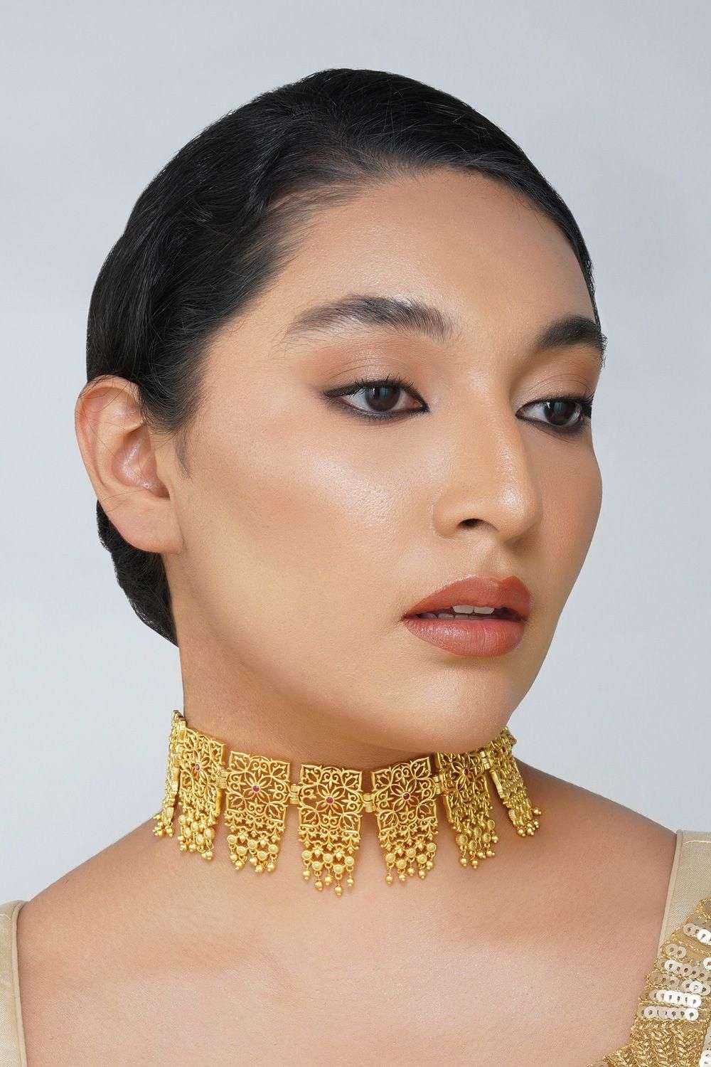 Gold Plated Eternal Enigma Choker Necklace