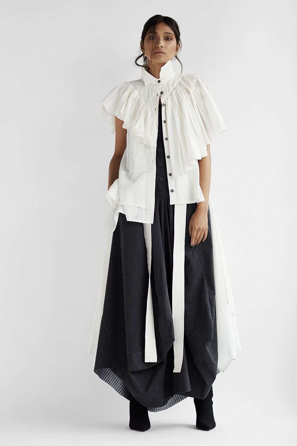 Buy Chola Soft White Organic cotton Tops