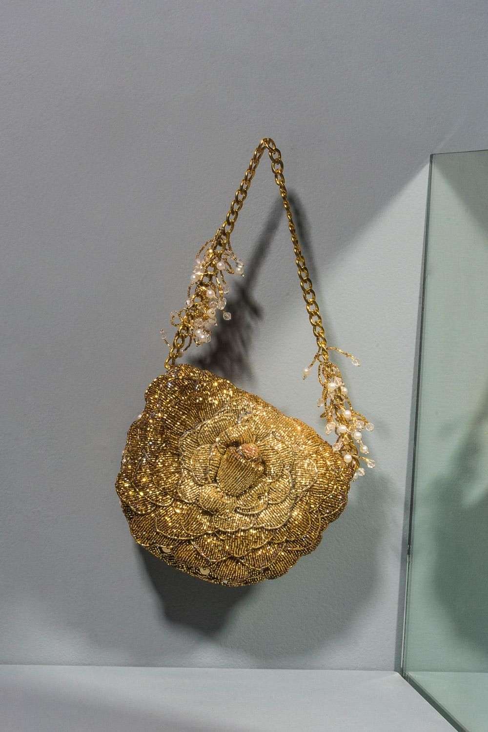 Golden clearance hand purse