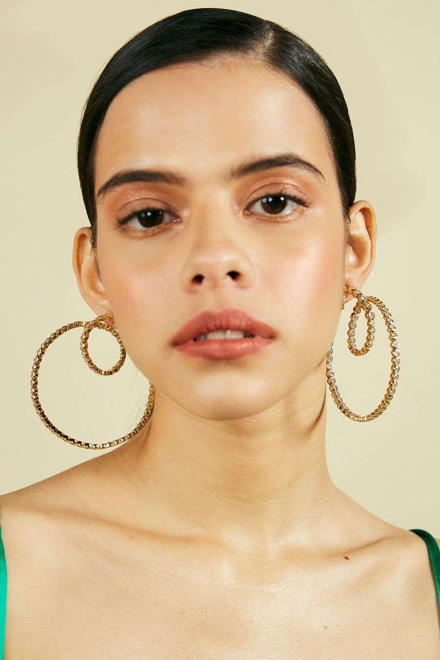 Swirl hoop earrings cheap