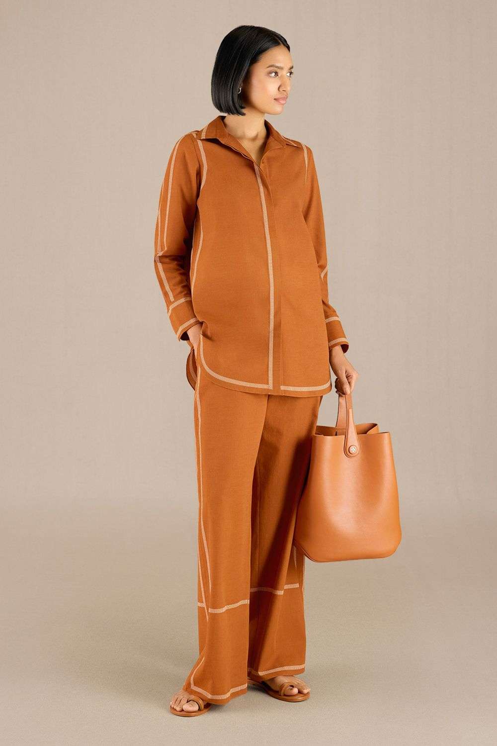 Buy AMPM Accessories Soft Brown 100% PU/ Faux leather Bags