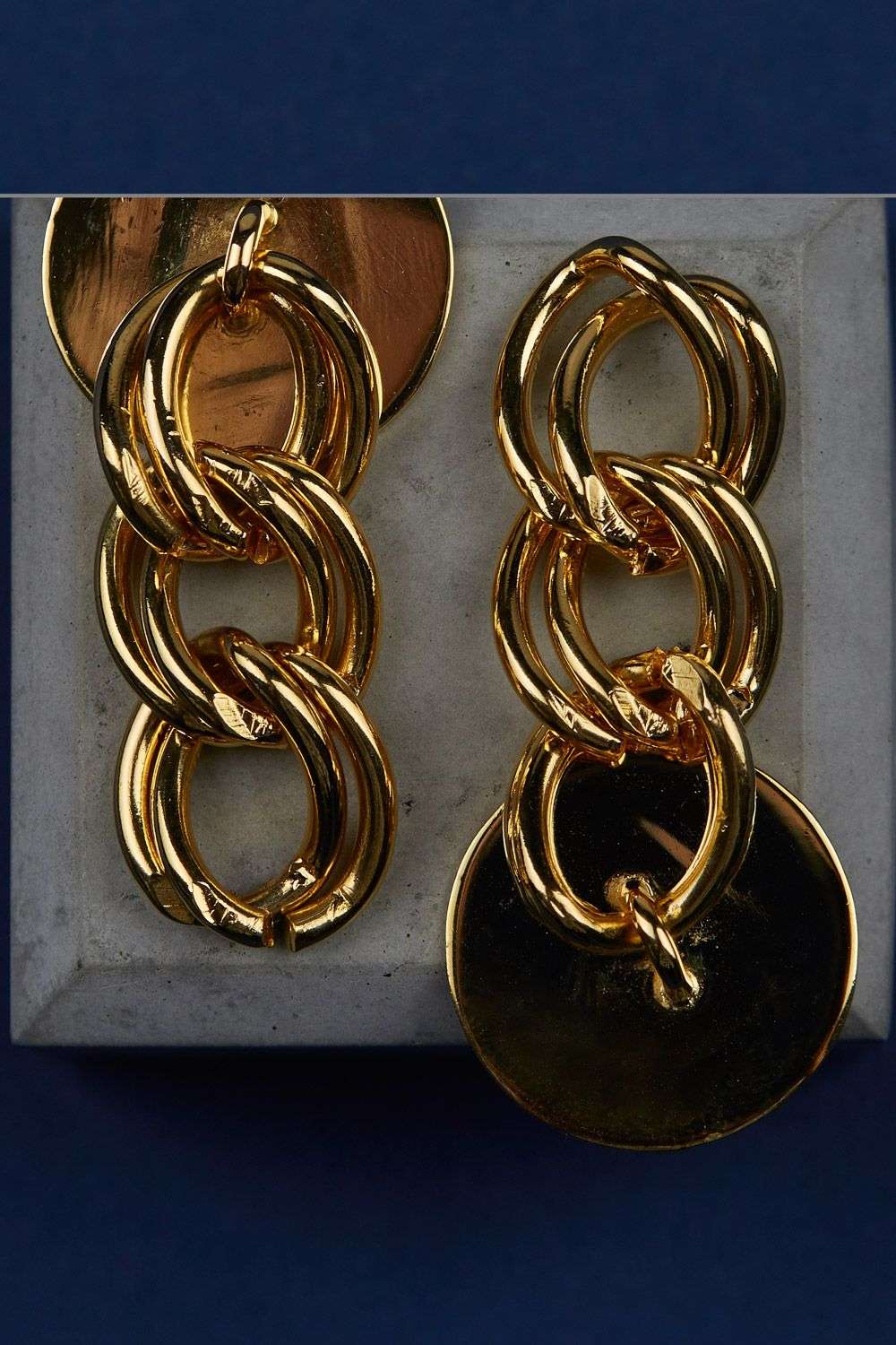 Single Earrings 925 Sterling Silver Double Piercing Chain Dangle Style –  KesleyBoutique