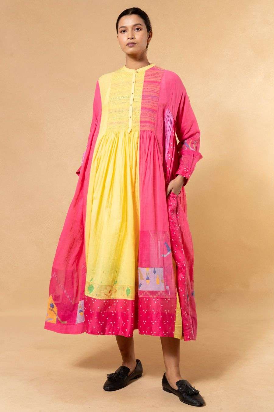 Bengal handweaved cotton jamdani 2pc suit – HolyThread India
