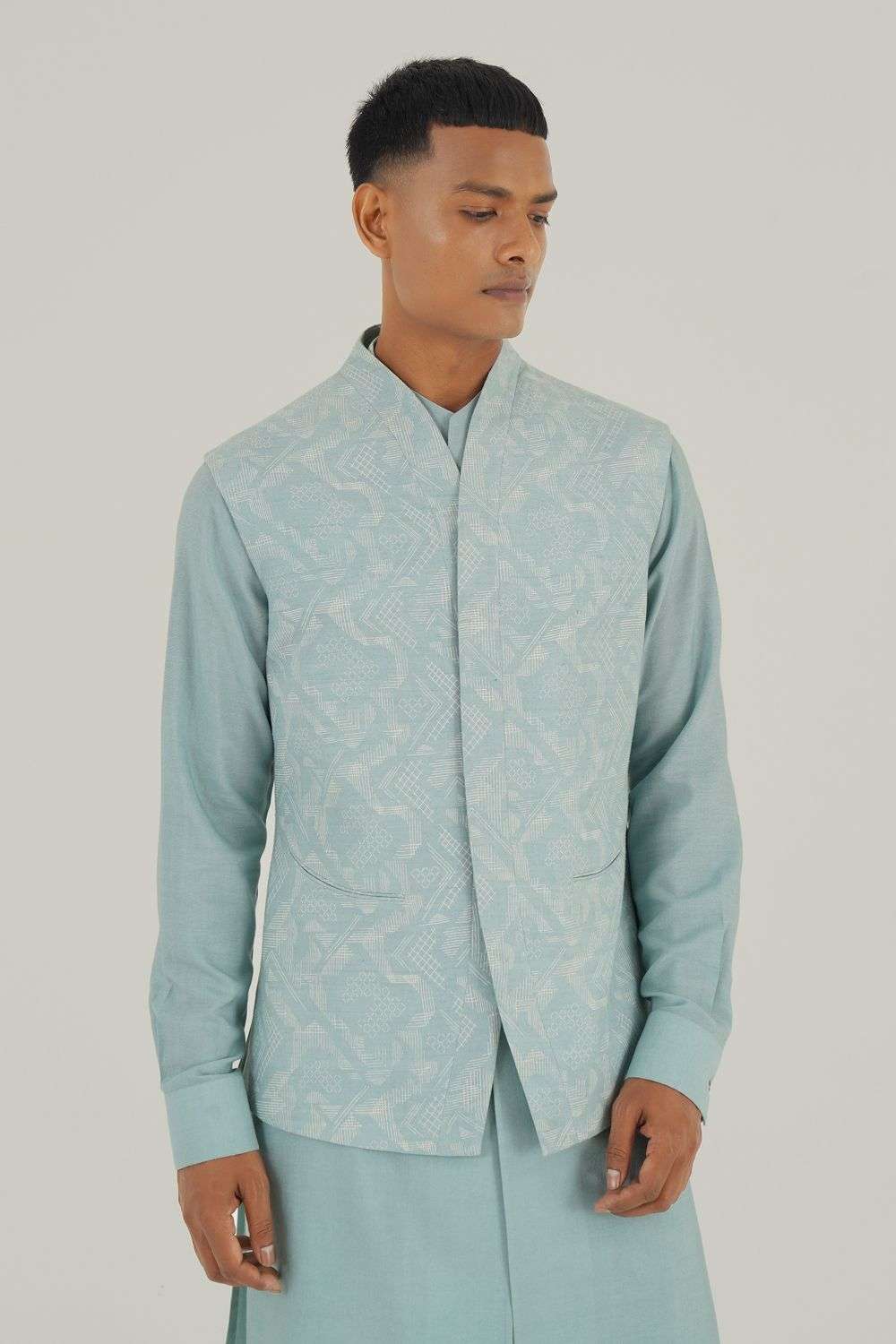 Buy Dhruv Vaish Soft Silk Waist Coats