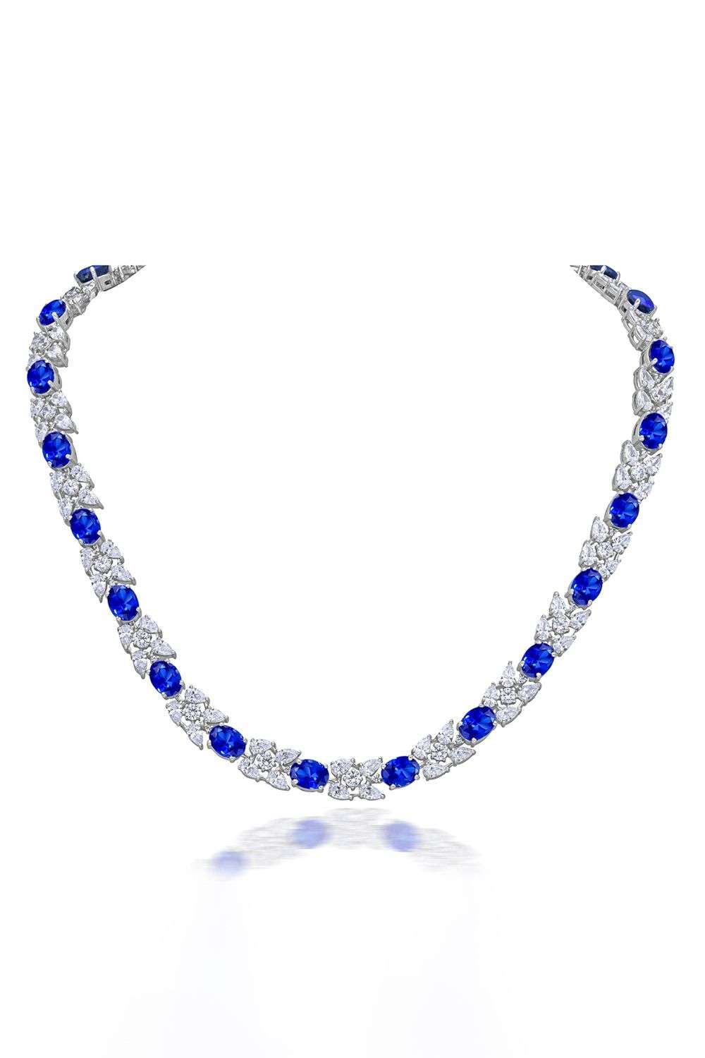 Sapphire Swarovski Necklace