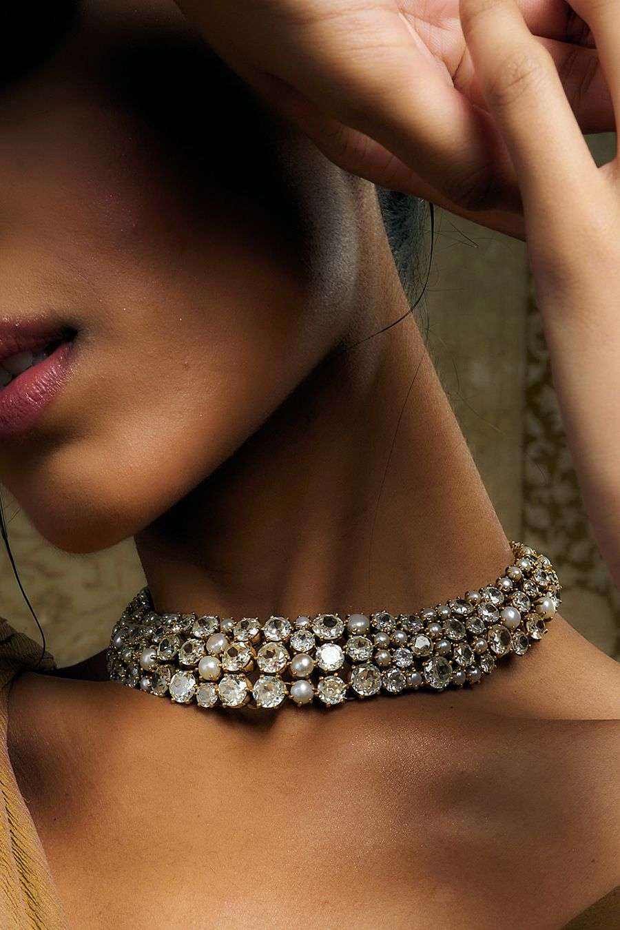 Buy Tarun Tahiliani Accessories Soft Ivory Sterling Silver