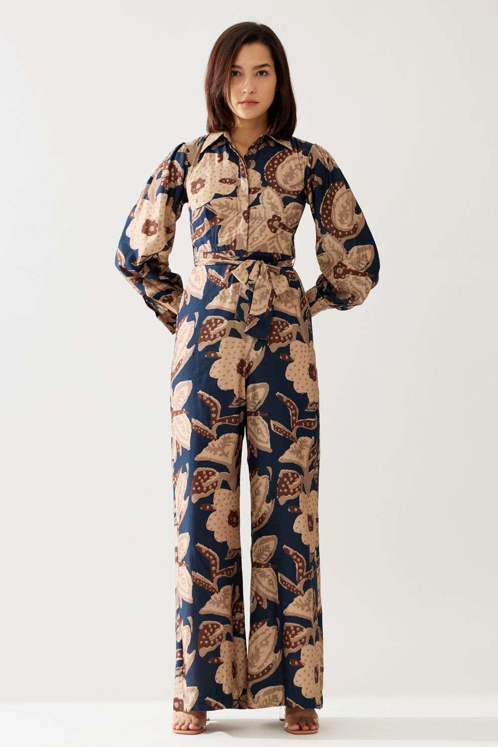 Buy KoAi Soft Blue COTTON SILK Jumpsuits