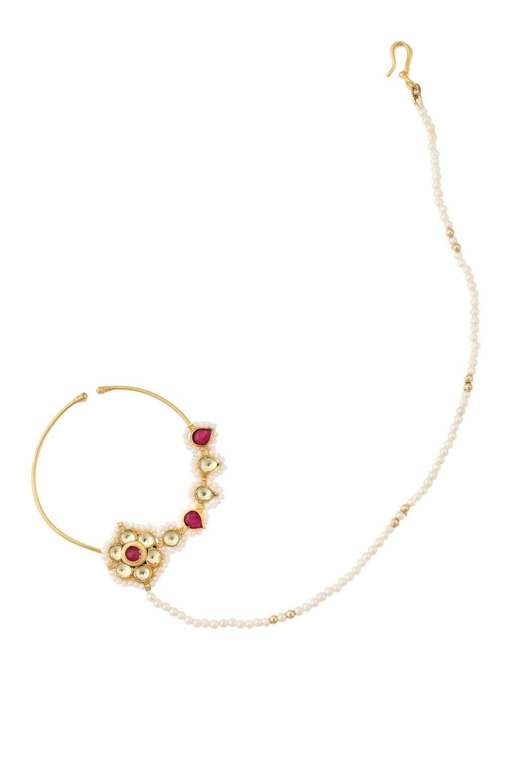 Jadau sales nose pin