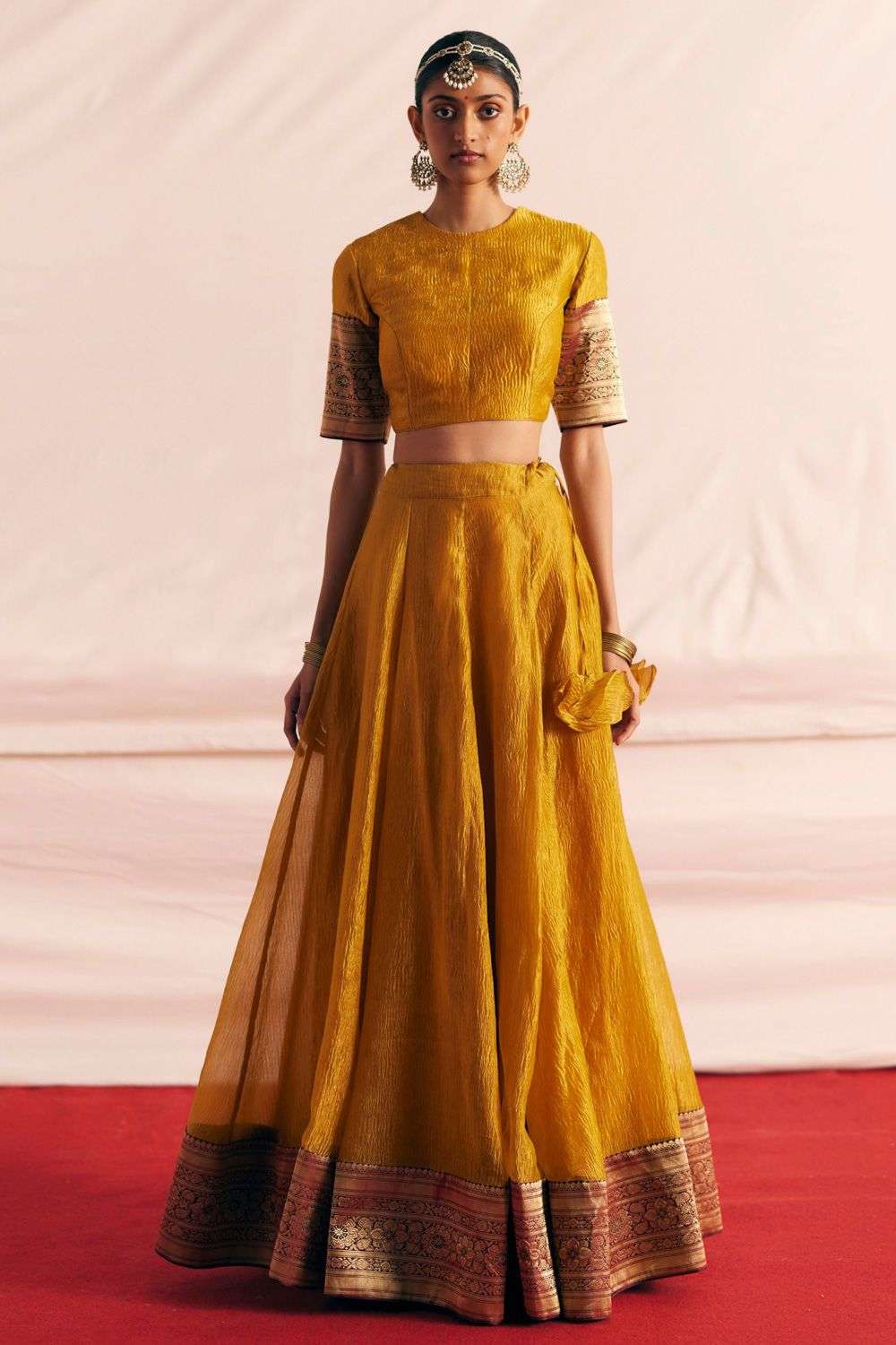 Yellow lehenga skirt new arrivals