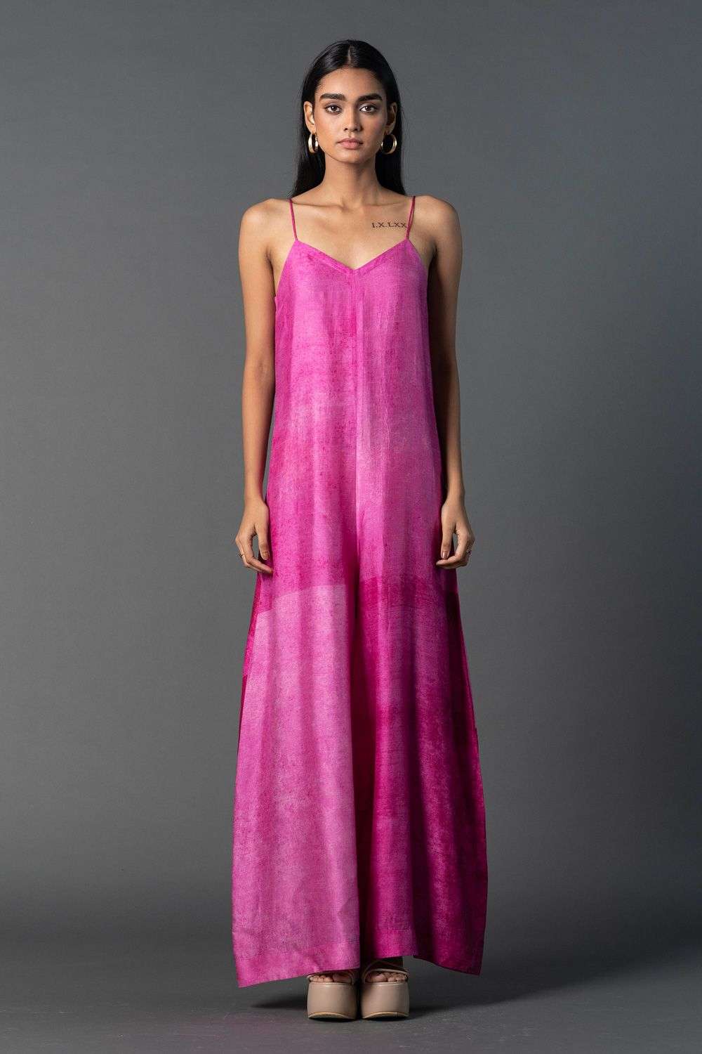Buy CLOS Soft Pink Dupion silk Jumpsuits