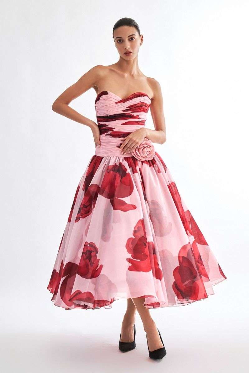 Buy Gauri & Nainika Soft Pink Cinepolis Dresses