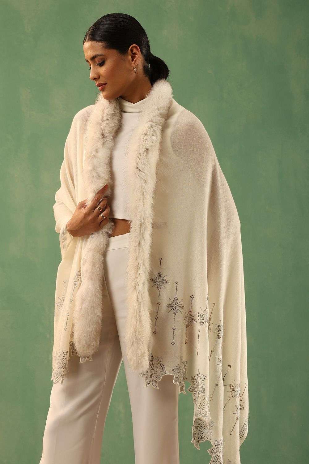 Buy Dusala India Soft Cashmere Fine Wool Scarves Stoles