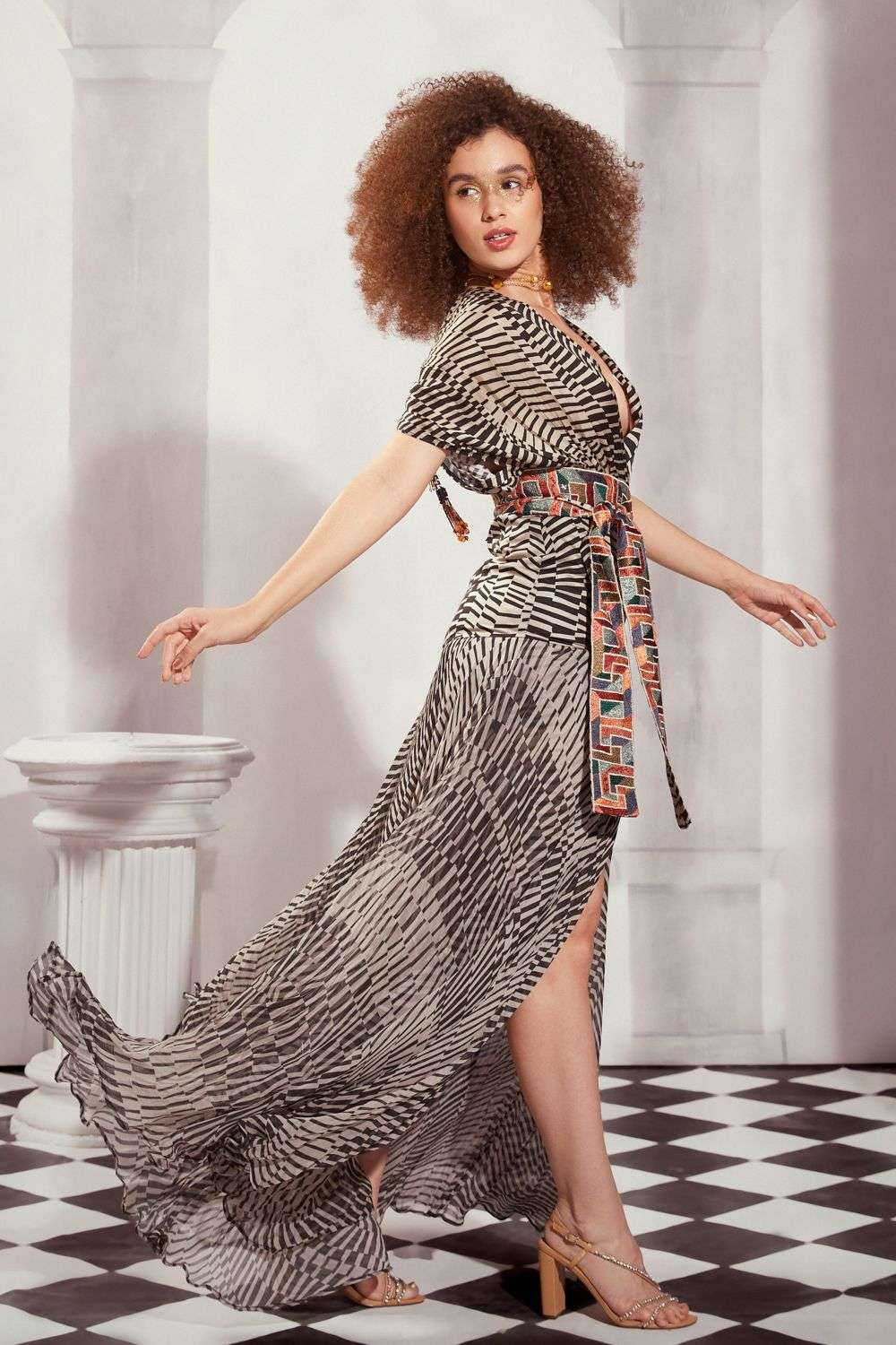 Buy Nikita Mhaisalkar Soft Black SILK SATIN & PURE CHIFFON Dresses