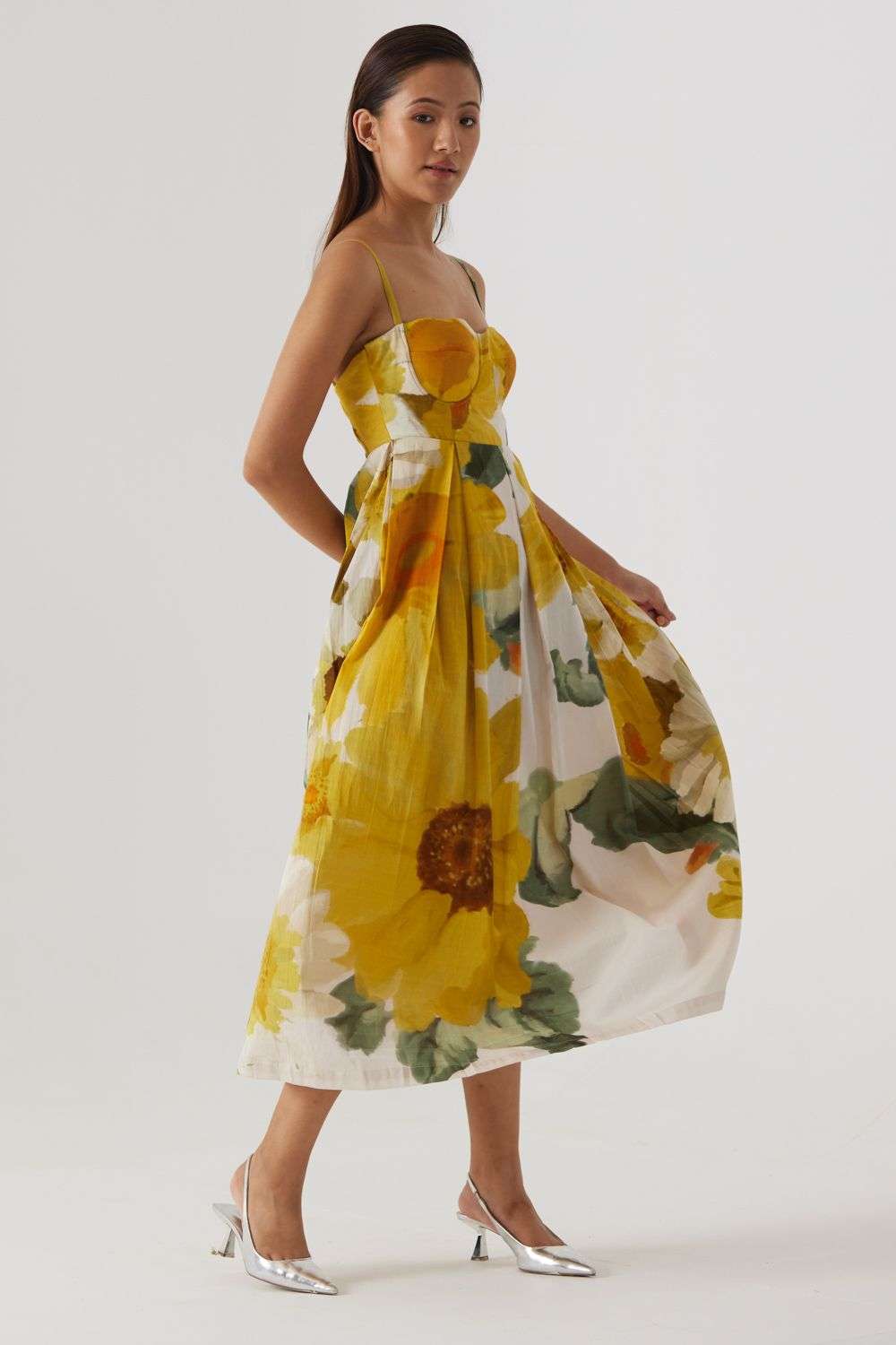 Floral Dresses Peplum Dress Adrianna Papell A-line Peplum Dress