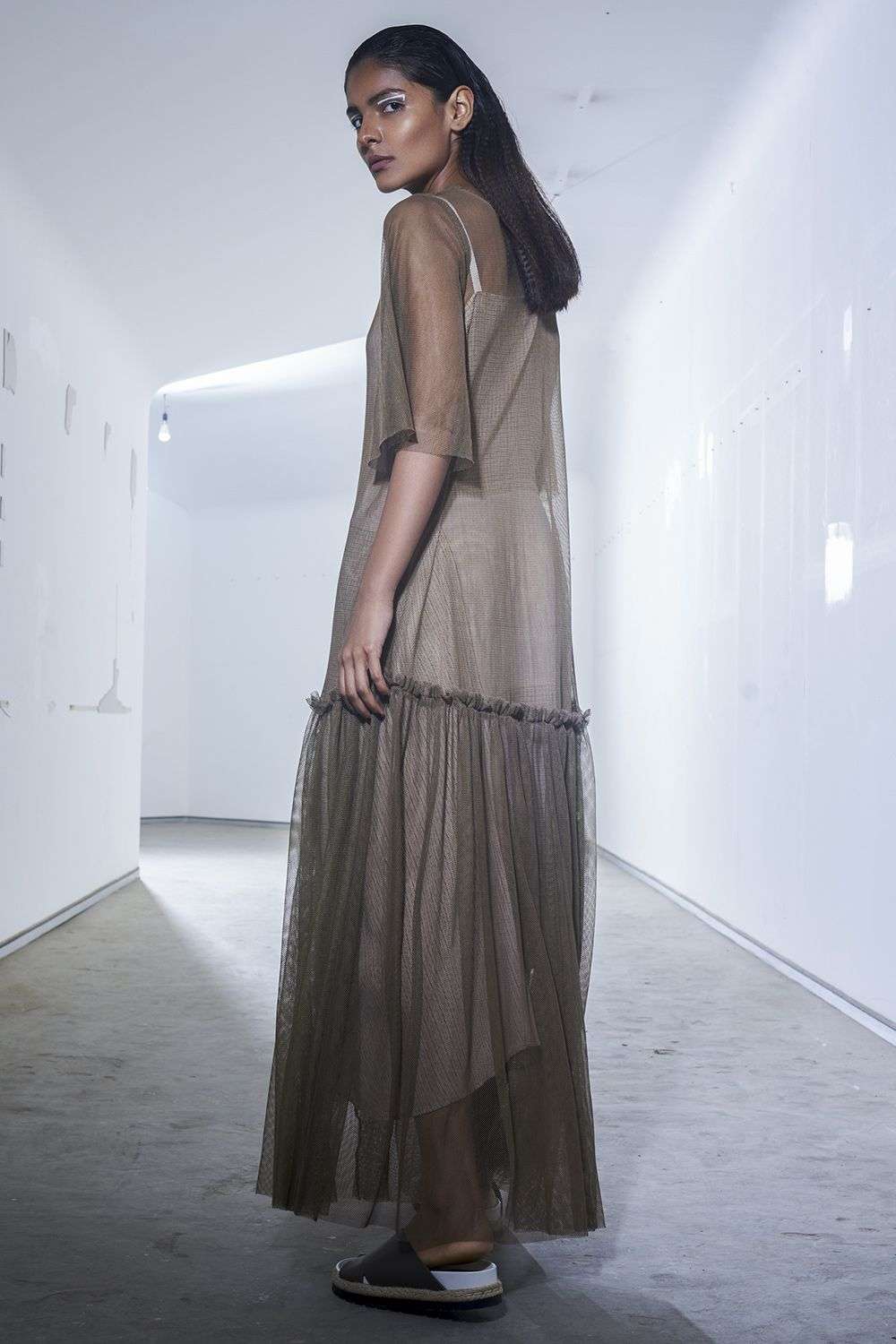 Buy Urvashi Kaur Soft Cotton tulle Dresses