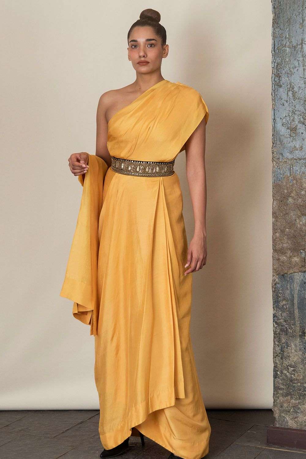 BoStreet Purple One Shoulder Maxi Dress Price in India, Full Specifications  & Offers | DTashion.com