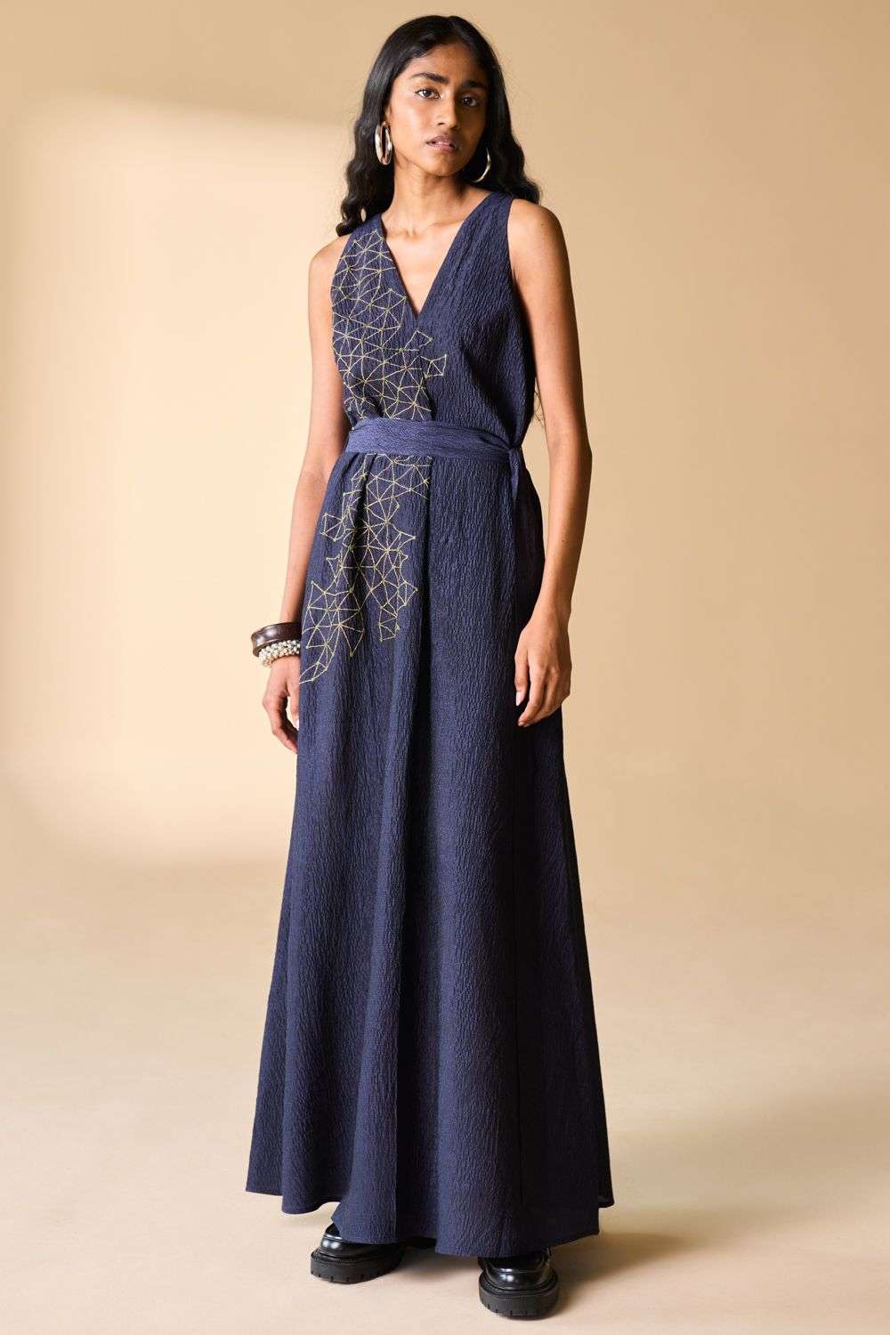 1990 Thierry Mugler Couture Sapphire Blue Silk Corset Strapless Gown -  Timeless Vixen