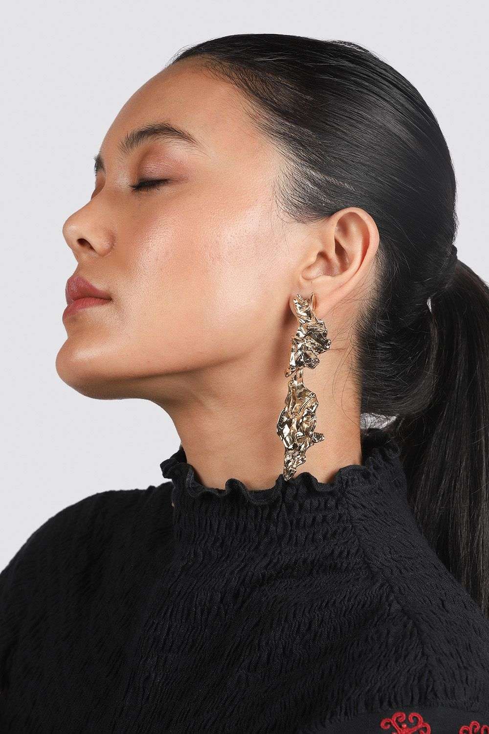Long earrings for evening clearance gowns