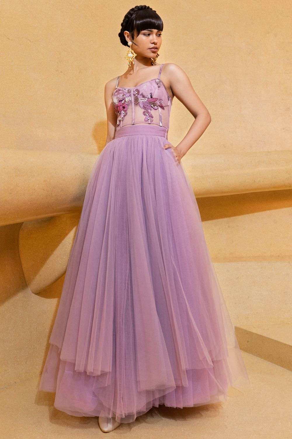Acka. volume tulle dress（volume tulle dress | Acka